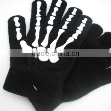 Neon Halloween gloves