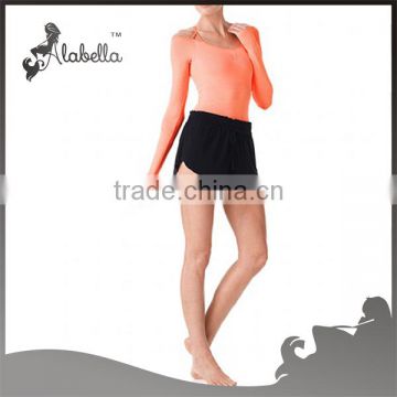 Women Athletic Fitness Workout Sports Walking Running Cycle Gym Shorts
