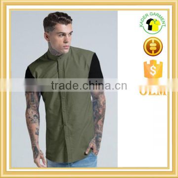 New arrival shirts for men contrast shirts casual fit shirts for custom