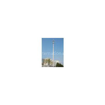 25 M Mono Pole Tower , Monopole Cell Tower Custom Q235 / Q345 / Q420