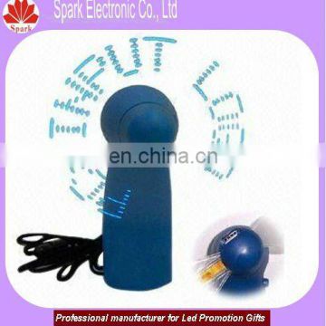 CE approval plastic flashing words message fan,good for promotion
