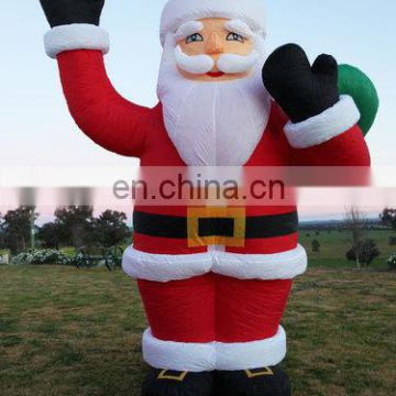 Christmas giant holiday inflatable floating Santa Claus