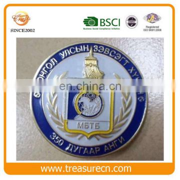 High Relief Customized Enamel Zinc Alloy Badge With Fast Delivery
