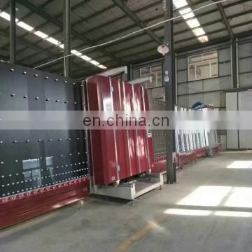 Vertical insulating glass production line (inside and outside press)