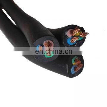 3 core 1.5mm2 2.5mm2 soft rubber flexible cable with CE certificate