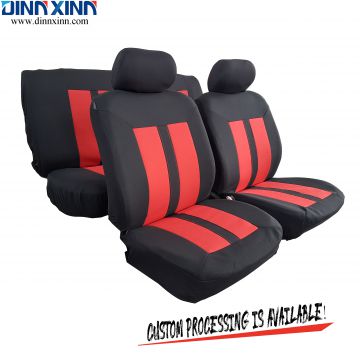 DinnXinn Cadillac 9 pcs full set Genuine Leather baby car seat cover with zipper supplier China