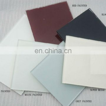 New design 4mm 5mm 6mm tempered glass furniture back painted glass