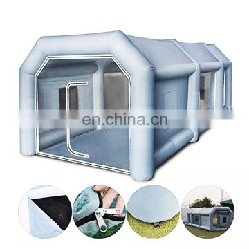 Cheap Price Sliver Commercial Inflatable Car Truck Garage Paint Booth Tent