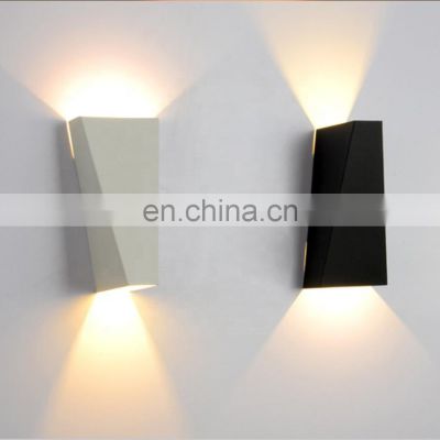 Decorative Black White LED Wall Light AC85-265V Colorful Wall Lamps