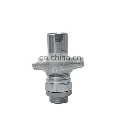 Factory direct supply 1 inch screw thread VCR hydraulic part quick release couplings for agricultural machinery