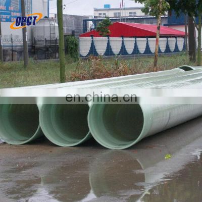 Big diameter size GRP FRP glass pipe GRP motar pipe above ground application