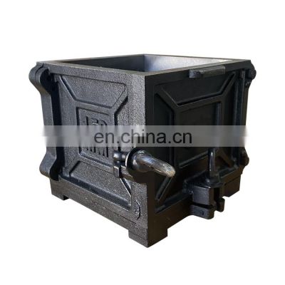 High Quality 100 150 mm Plastic Cast Iron Steel Concrete Cube Test Mould With Factory price