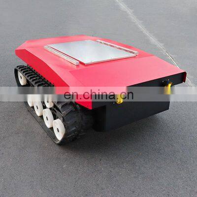 Electric Remote Control Tracked Robot chassis custom-made Rubber crawler undercarriage