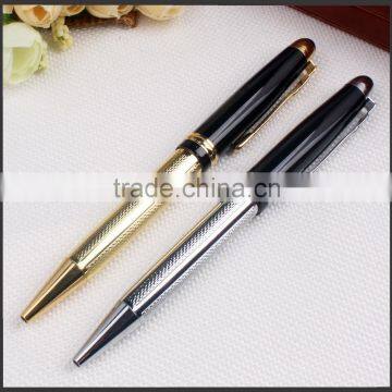 Wholesale rotary press metal ballpoint pen Gel pen advertising gift custom logo