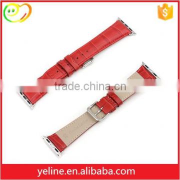2015 Newest Crocodile Texture Genuine Leather Band 38mm for apple watch