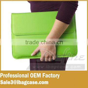 18 Inch Laptop Sleeve Luxury Serious Business PU Leather Laptop Sleeve