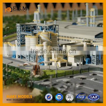 architectural model,industrial district model,industrial warehouse model