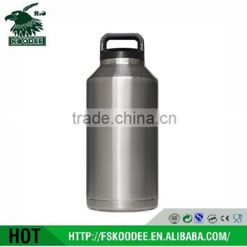 2016 hot new stainless steel outdoors 64oz insulated water bottle