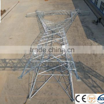 galvanized 110kv transmission line steel tower