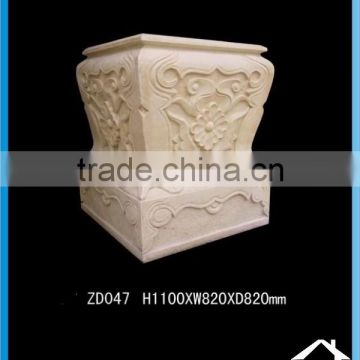 Antique marble stand for statue