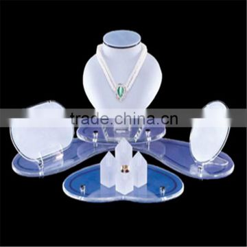 wholesale heart shape good quality acrylic jewelry display stand