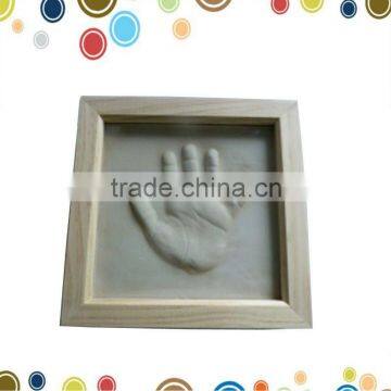 Baby hand casting kit with square frame