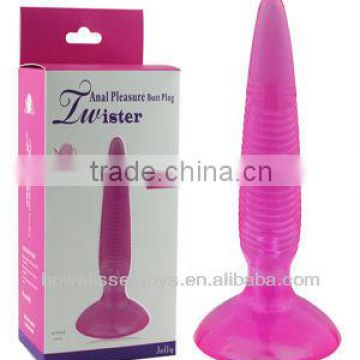 Anal Pleasure Butt Plug - Twister Sex Products