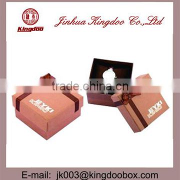 Jinhua Supplier Mini Handmade Empty Square Paper Gift Box with Ribbon