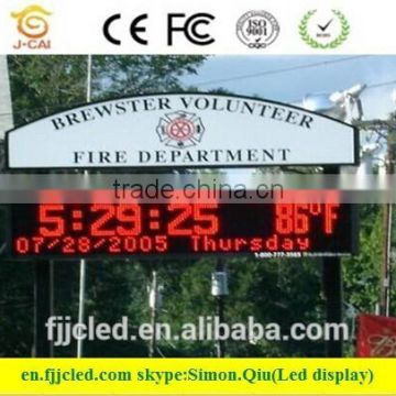 moving message single color P12.5 LED outdoor display screen