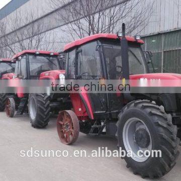 Wheeled Tractor 90 hp 4WD tractor,YTO-904 Tractor with front end loader
