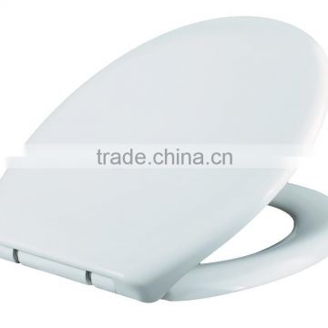 Duroplast WC toilet seat cover with soft close and quick release functions for bathroom
