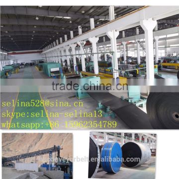 Concrete conveyor system china made ep 200 6 layers fabric rubber conveyot belt