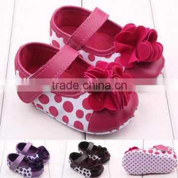 2016 colorful baby shoes with big bow surface baby toddler shoes comfortable boutique baby sandal shoes