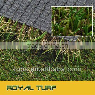 super quality hot sale non-falt artificial turf for garden with U shaped fiber
