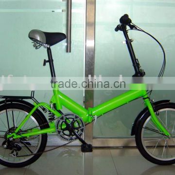 16" green steel Folding bicycle(FP-FB10)