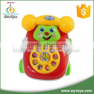 Cheap price plastic mobile phone toy with bell