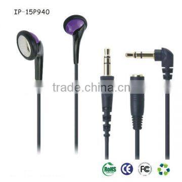 2015 customized colorful earbuds for mobile phone earphone with mic