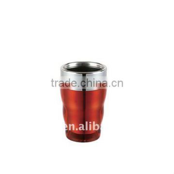 Double Wall Plastic Travel Mug&stainless steel mug