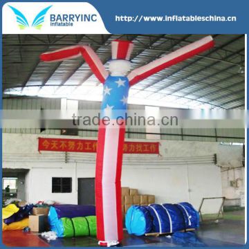 Customized size small inflatable air dancer with blowwer China