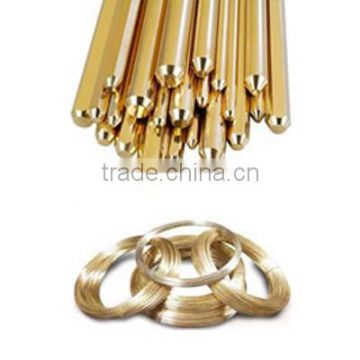 Wires Rods 63/37 brass ISO 1637 CuZn37