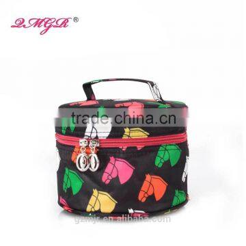 2016 Summer Fashion Custom Ladies colorful Satin cosmetic case