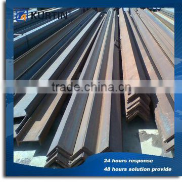 high quality mild equal construction steel angle supplier with nut and washer