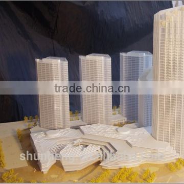 3D Maquette model making, Office Block Miniature architekturmodell