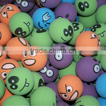 big Sale 60mm bouncing , soft ball, Rubber high bouncing ball, made in Thailand