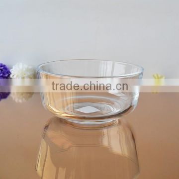 Clear salad glass bowl wholesale large capacity