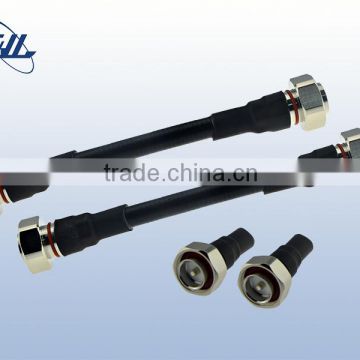 RF connector 7/16 female right angle flange mount