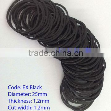 50mm Popular BLACK Rubber Band for Packing - MIX colors Rubber band Manufactured in Viet Nam various size
