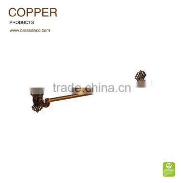 European design golden plated LU958-02 OB copper single towel bars