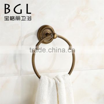 bath design with brass and Antique bronze finishing towel rings