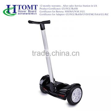 10" electric self balance scooter two wheels hoverboard with hand bar